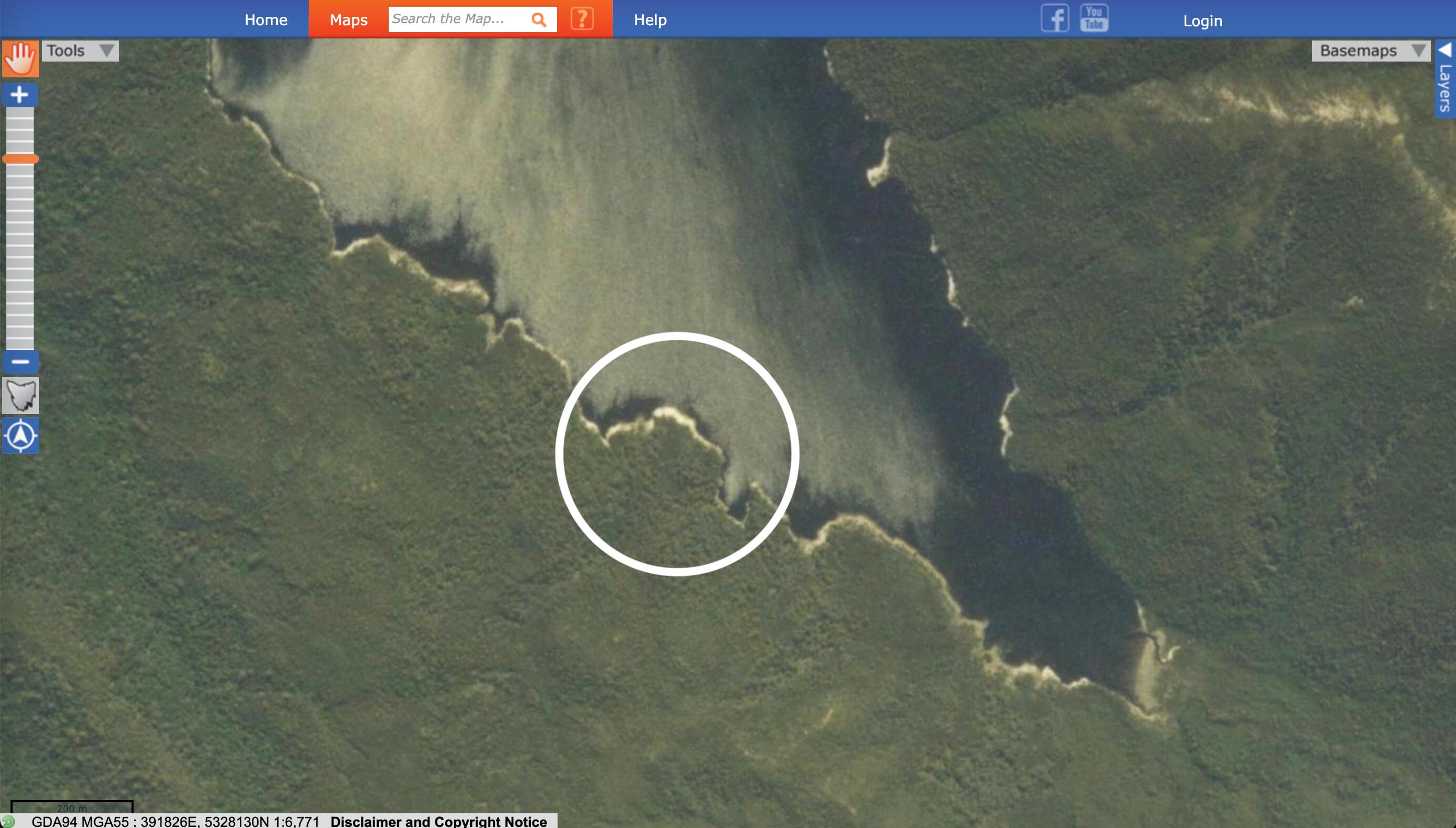 LISTmap aerial photo of Corinne's location