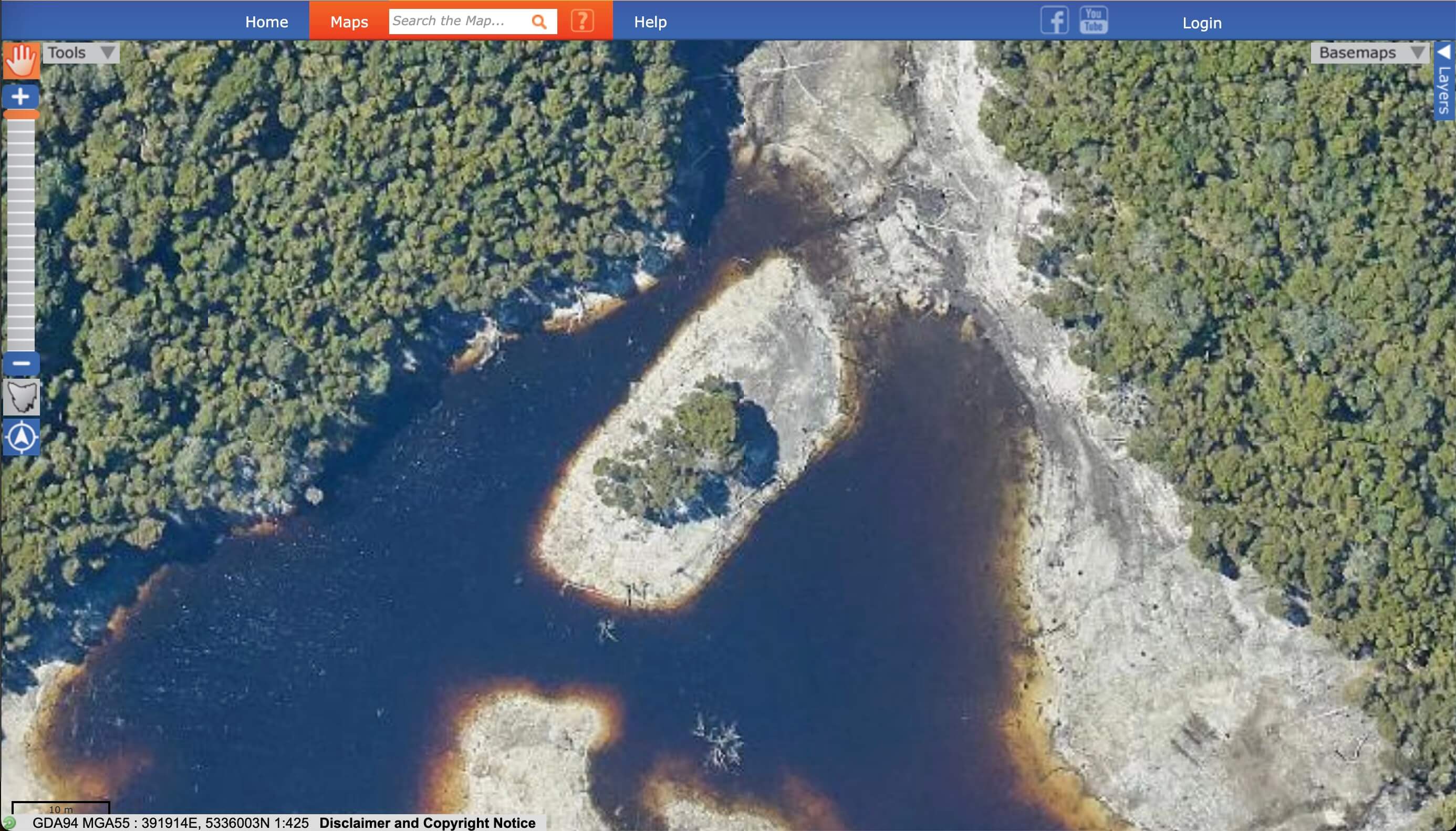 My initial guess for Karla’s location based on aerial imagery