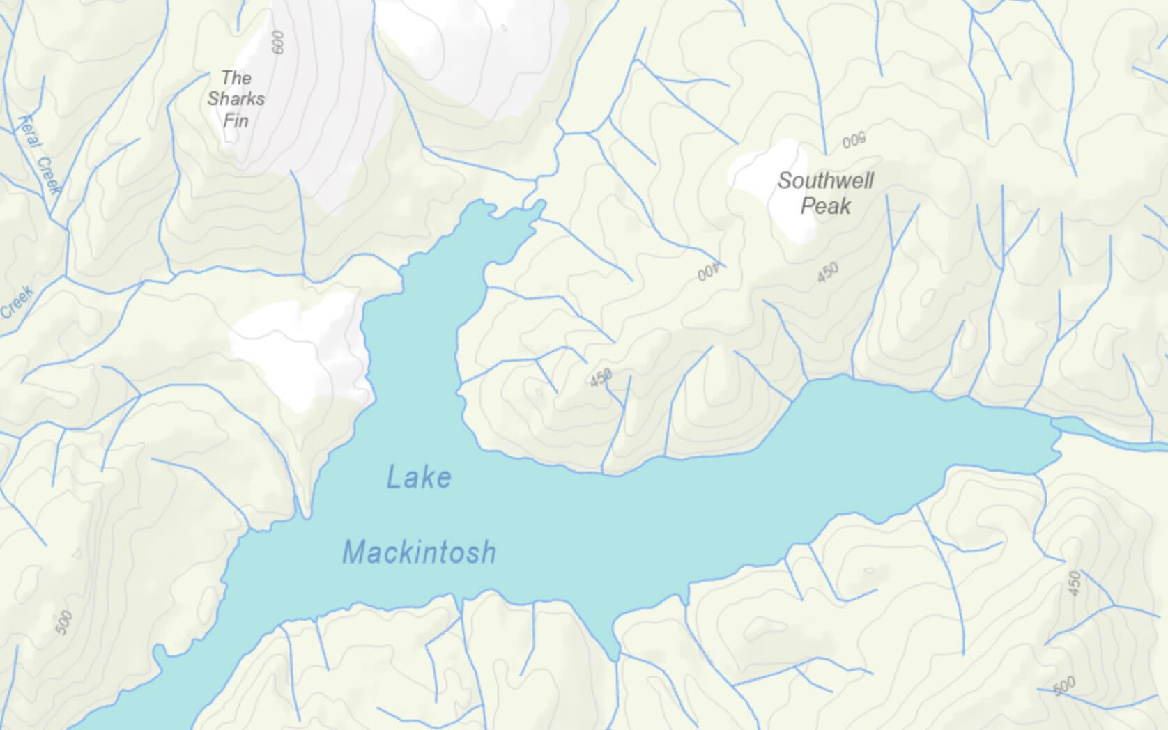 North part of Lake Mackintosh