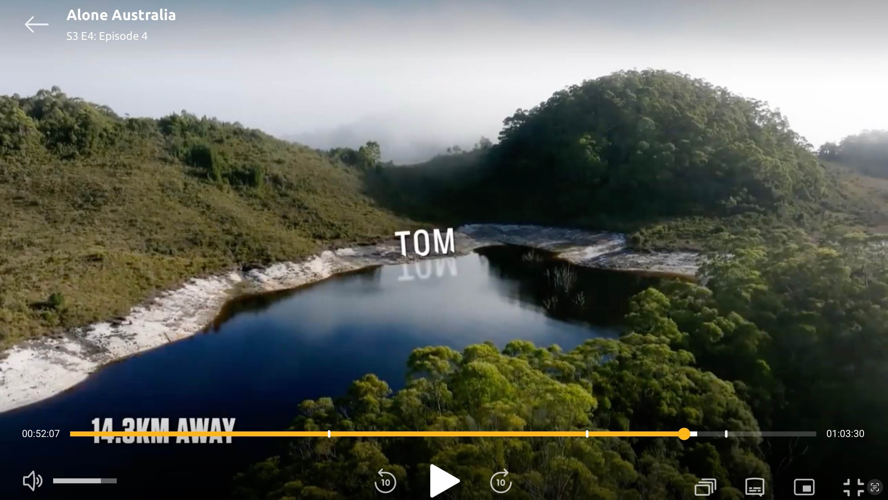 Screengrab from Tom's location